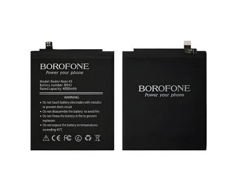 Аккумулятор для Xiaomi Redmi Note 4X / Redmi Note 4 Global Snapdragon Version BN43 Borofone