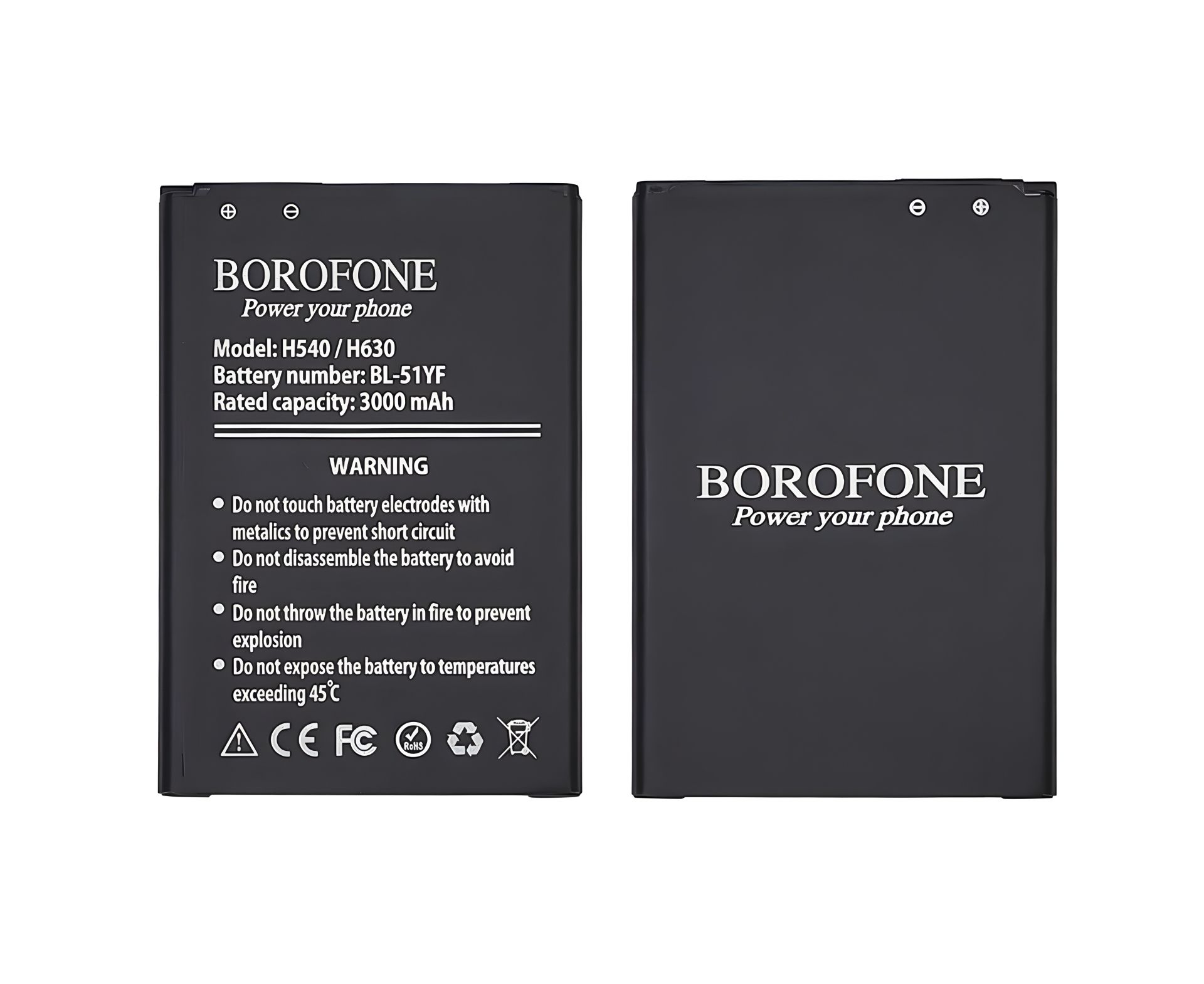 Аккумулятор Borofone BL-51YF для LG H540/ H630 G4 Аккумулятор Borofone BL-51YF для LG H540/ H630 G4