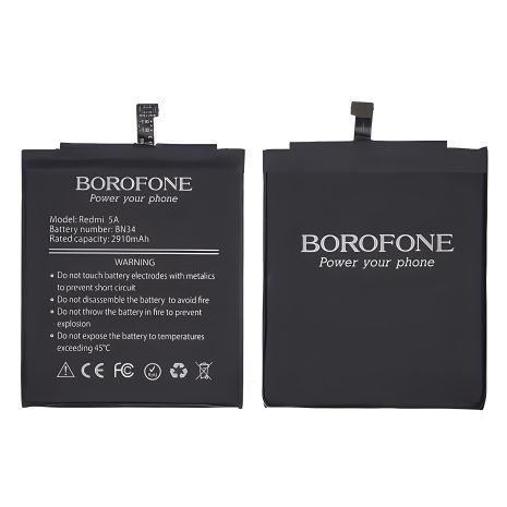 Borofone аккумулятор для Xiaomi Redmi 5A BN34 Borofone аккумулятор для Xiaomi Redmi 5A BN34