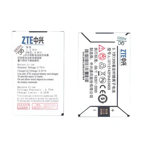 Аккумулятор PRC оригинал для ZTE Blade V880 / ZTE Blade II V880+ / LI3712T42P3H633959 (1250 mAh), 12 мес. гарантии