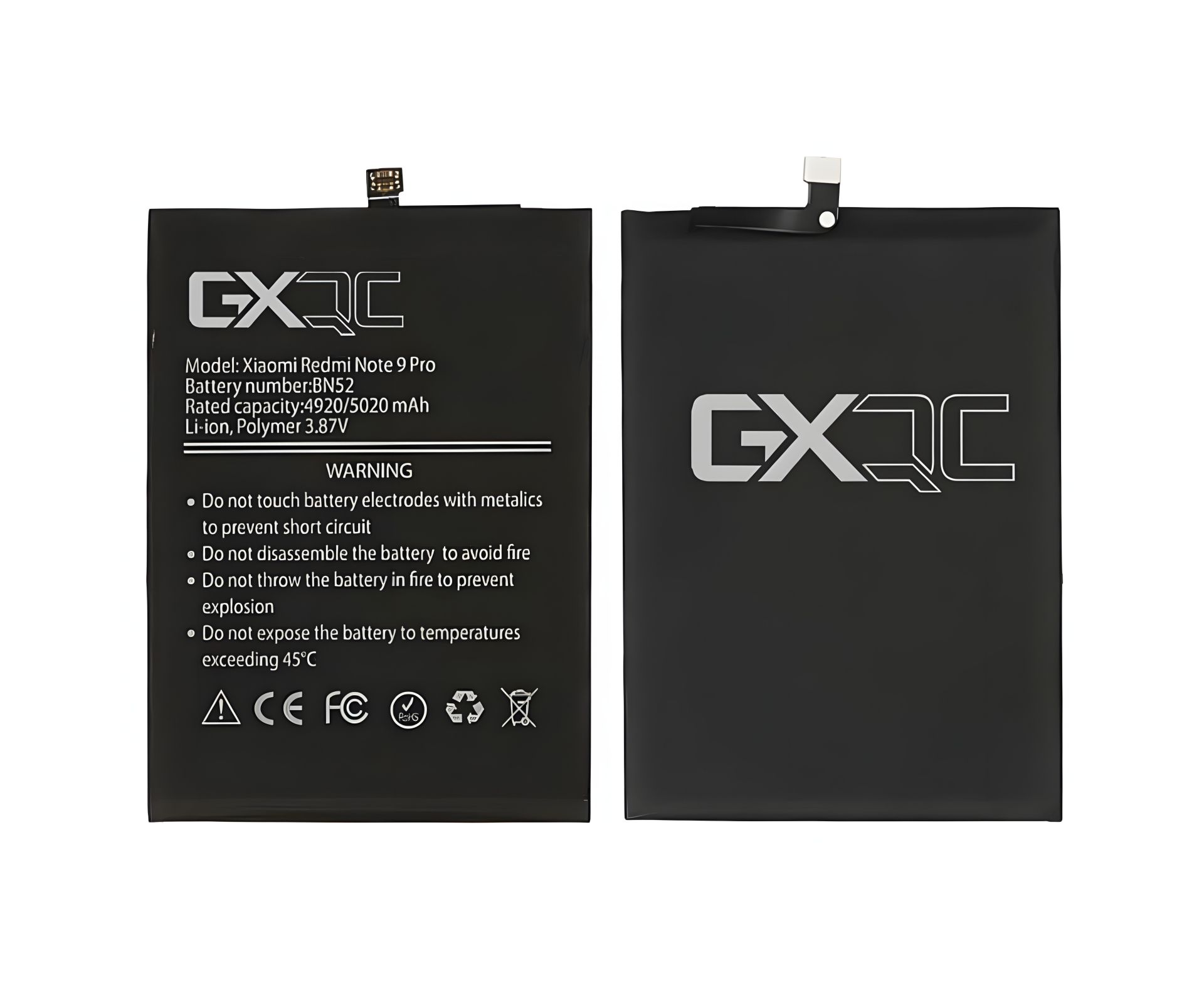 GX BN54 Аккумулятор для Xiaomi Redmi Note 9/ Redmi 9/ Redmi 10X GX BN54 Аккумулятор для Xiaomi Redmi Note 9/ Redmi 9/ Redmi 10X