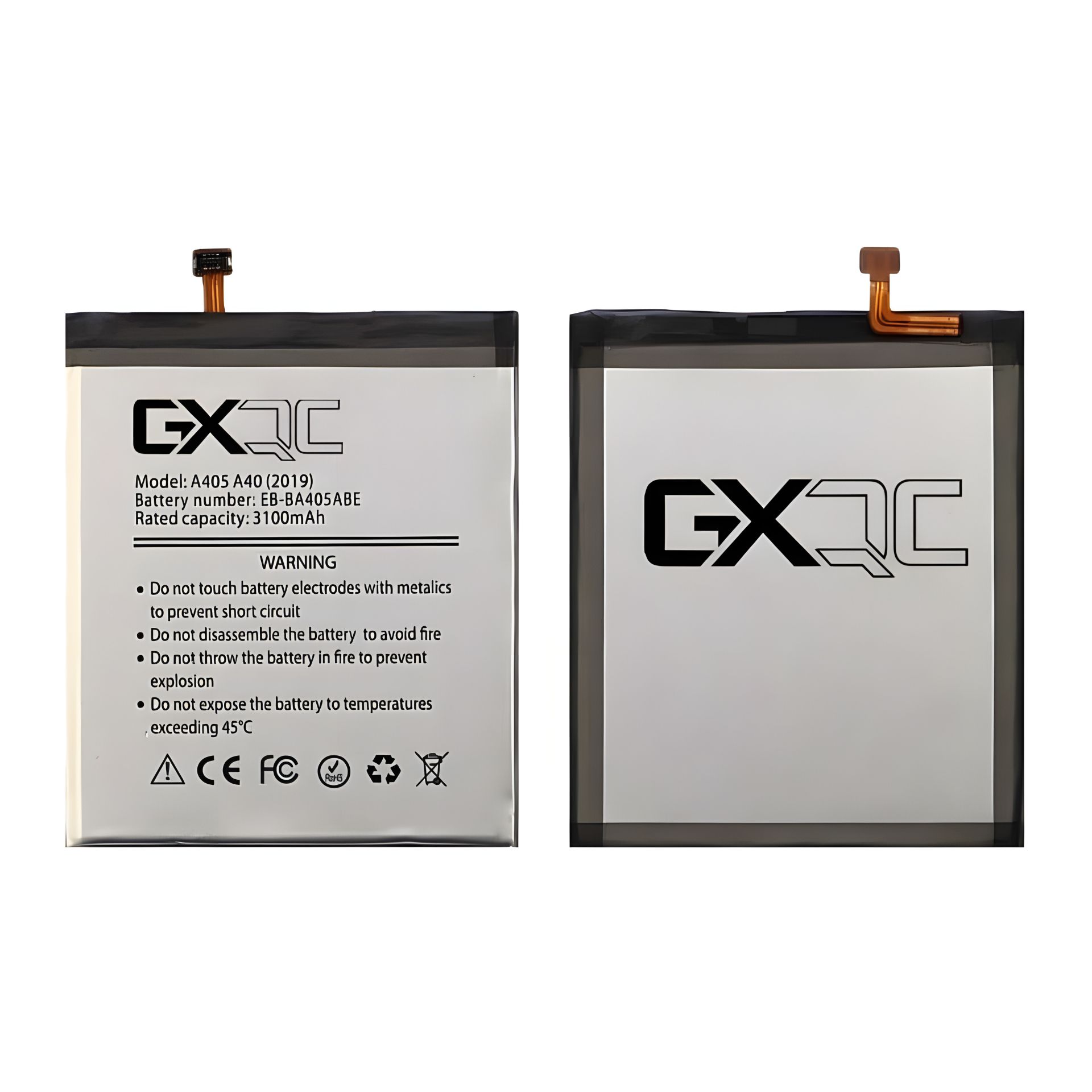 Аккумулятор GX EB-BA405ABE для Samsung A405 A40 (2019) Аккумулятор GX EB-BA405ABE для Samsung A405 A40 (2019)