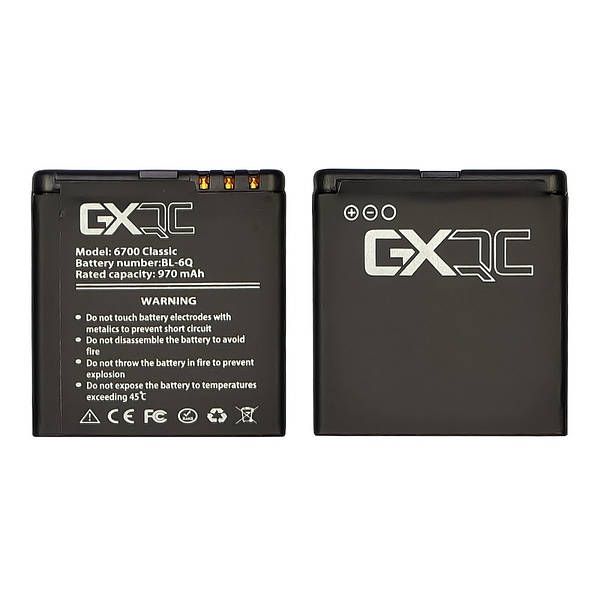 Акумулятор GX BL-6Q для Nokia 6700 Classic Акумулятор GX BL-6Q для Nokia 6700 Classic