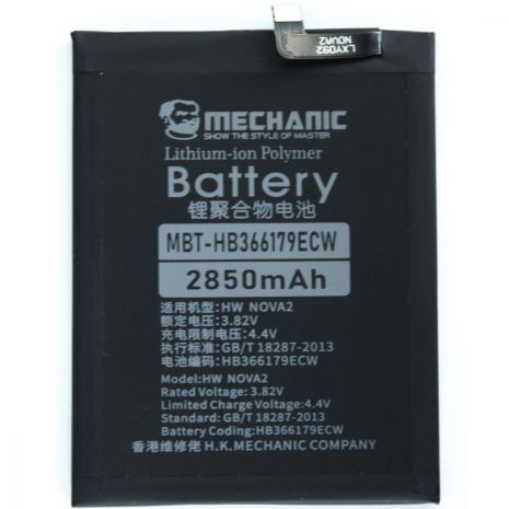 Аккумулятор MECHANIC HB366179ECW (2950 mAh) Huawei Nova 2 (2017) Аккумулятор MECHANIC HB366179ECW (2950 mAh) Huawei Nova 2 (2017)