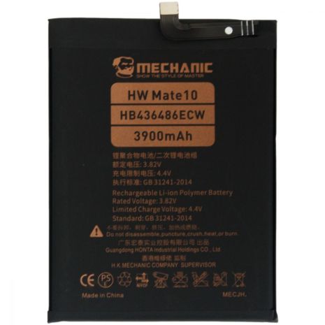 Аккумулятор MECHANIC HB436486ECW (3900 mAh) Huawei Mate 10 Pro / P20 Pro / Mate 20 Аккумулятор MECHANIC HB436486ECW (3900 mAh) Huawei Mate 10 Pro / P20 Pro / Mate 20