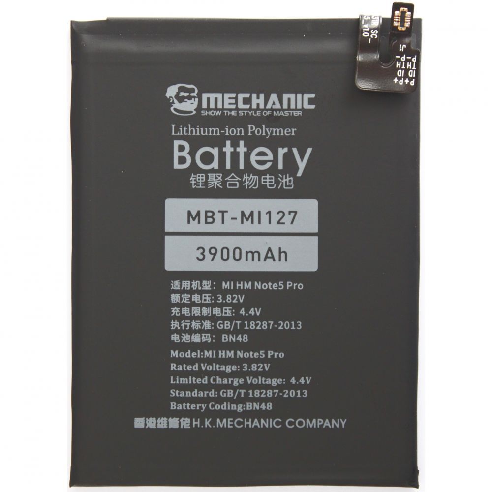 Аккумулятор MECHANIC BN48 (4000 mAh) для Xiaomi Redmi Note 6 Pro Аккумулятор MECHANIC BN48 (4000 mAh) для Xiaomi Redmi Note 6 Pro