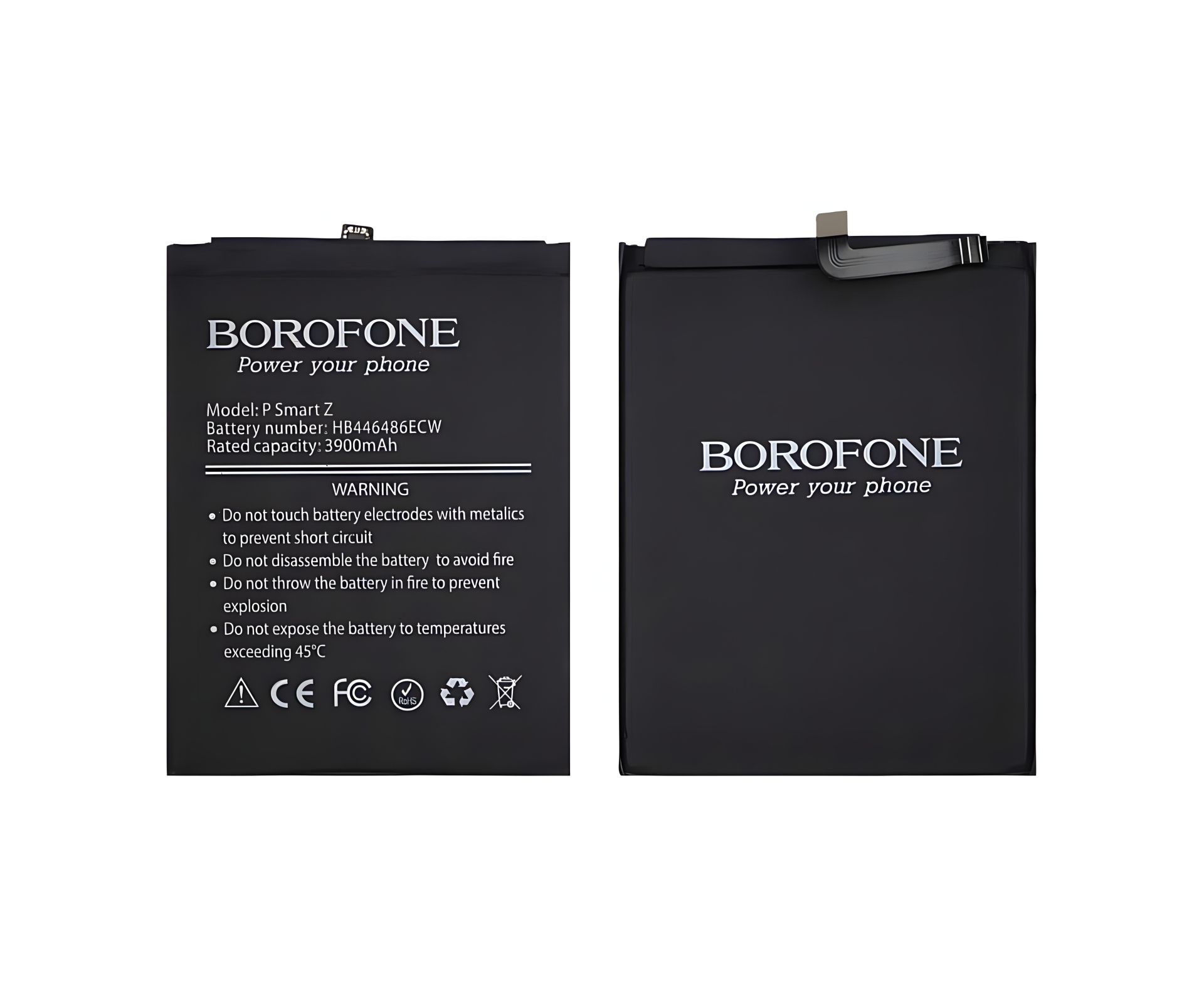 Borofone Аккумулятор для Huawei P Smart Z/P20 Lite (2019)/Honor 9X/Y9 Prime (2019) (HB446486ECW) Borofone Аккумулятор для Huawei P Smart Z/P20 Lite (2019)/Honor 9X/Y9 Prime (2019) (HB446486ECW)