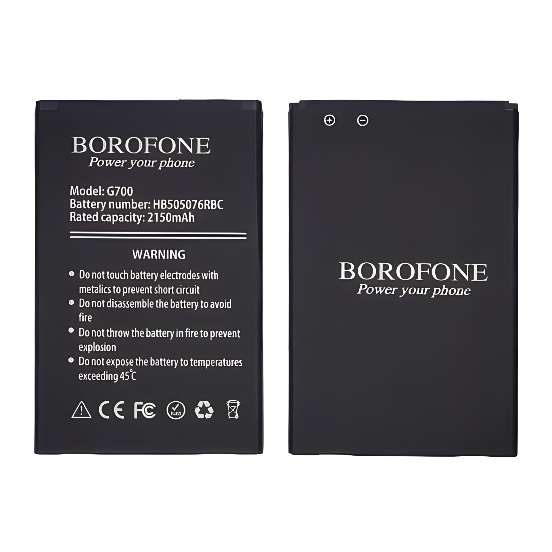 Акумулятор Borofone для Huawei G700/G610/Y600/Y3 II (HB505076RBC) Акумулятор Borofone для Huawei G700/G610/Y600/Y3 II (HB505076RBC)