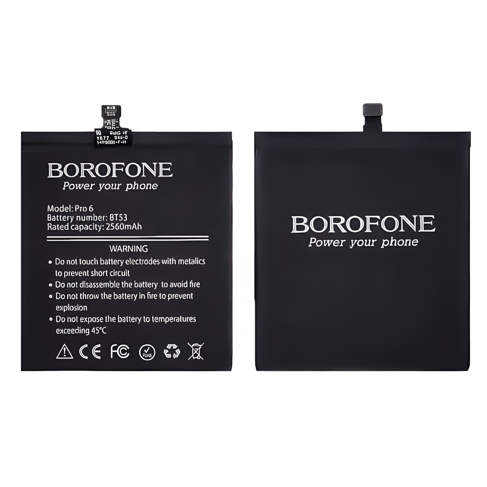 BT53 Аккумулятор от Borofone для Meizu Pro 6 BT53 Аккумулятор от Borofone для Meizu Pro 6