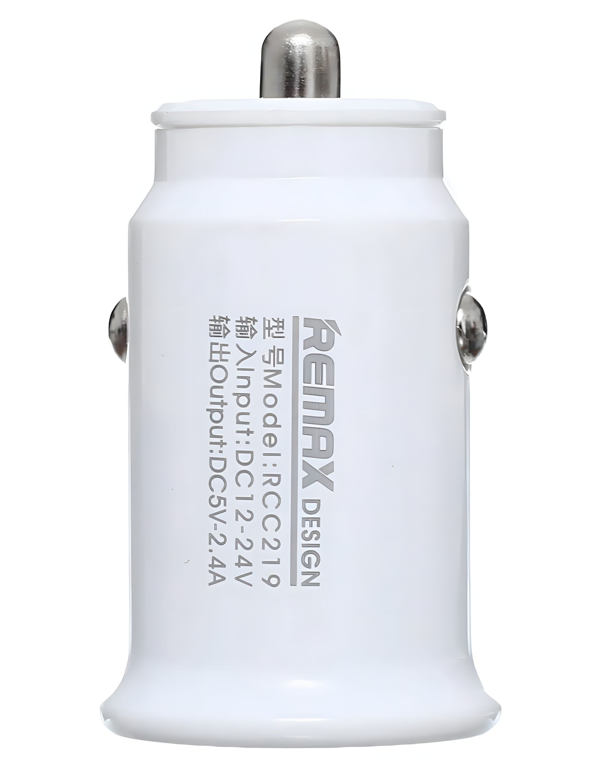 Автомобильное ЗУ Remax RCC-219 Roki 2.4A 2USB white Автомобильное ЗУ Remax RCC-219 Roki 2.4A 2USB white