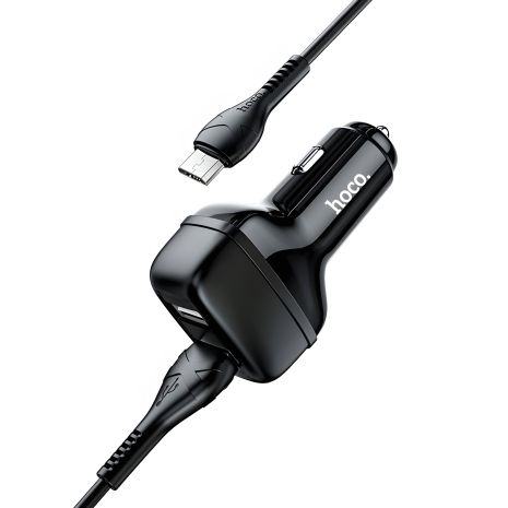 Автомобільне ЗУ Hoco Z36 Black 2USB Micro Автомобільне ЗУ Hoco Z36 Black 2USB Micro