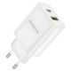 Зарядний пристрій Borofone BA56A PD 20W + QC3.0 White