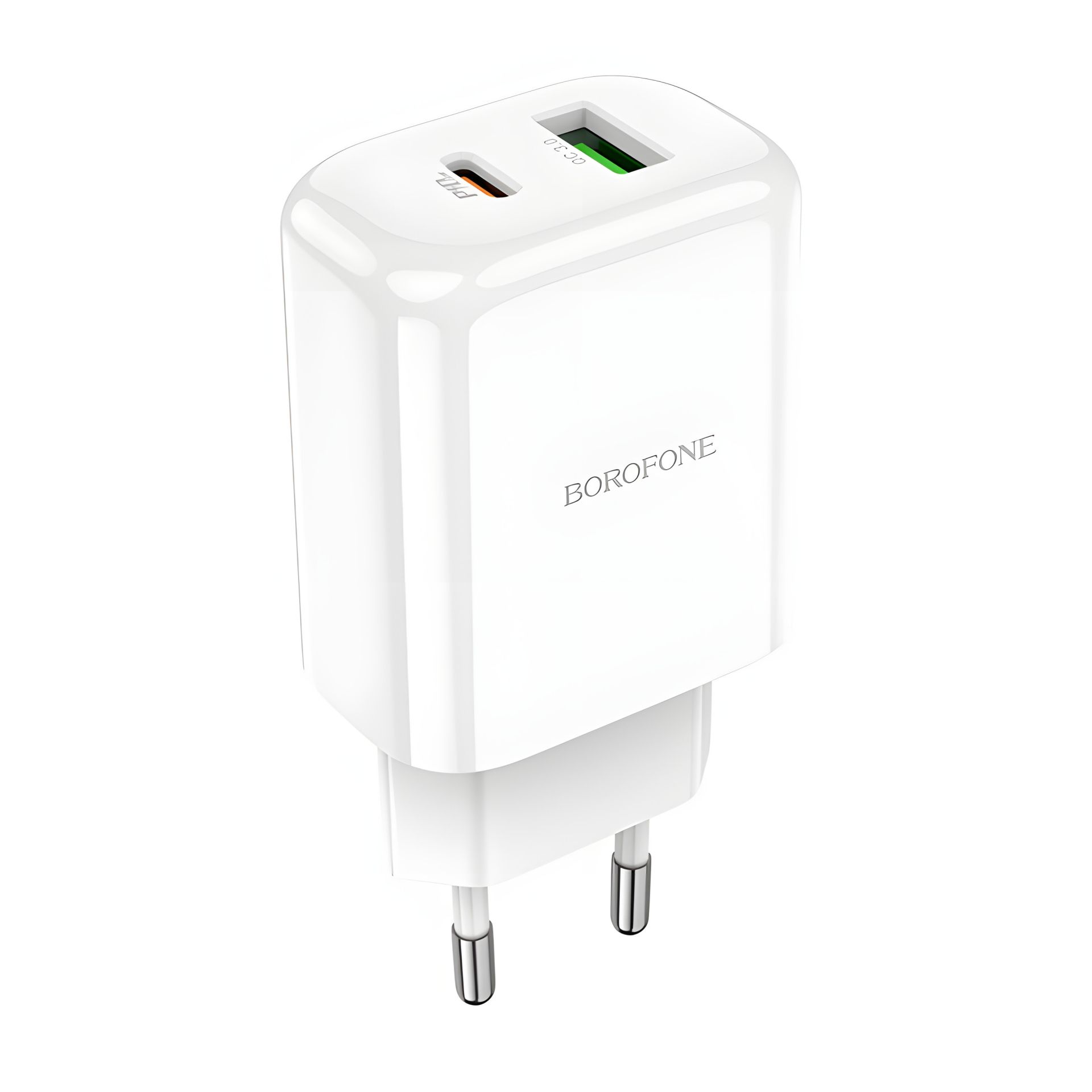 Зарядное устройство Borofone BN4 PD 20W QC3.0 White Зарядное устройство Borofone BN4 PD 20W QC3.0 White