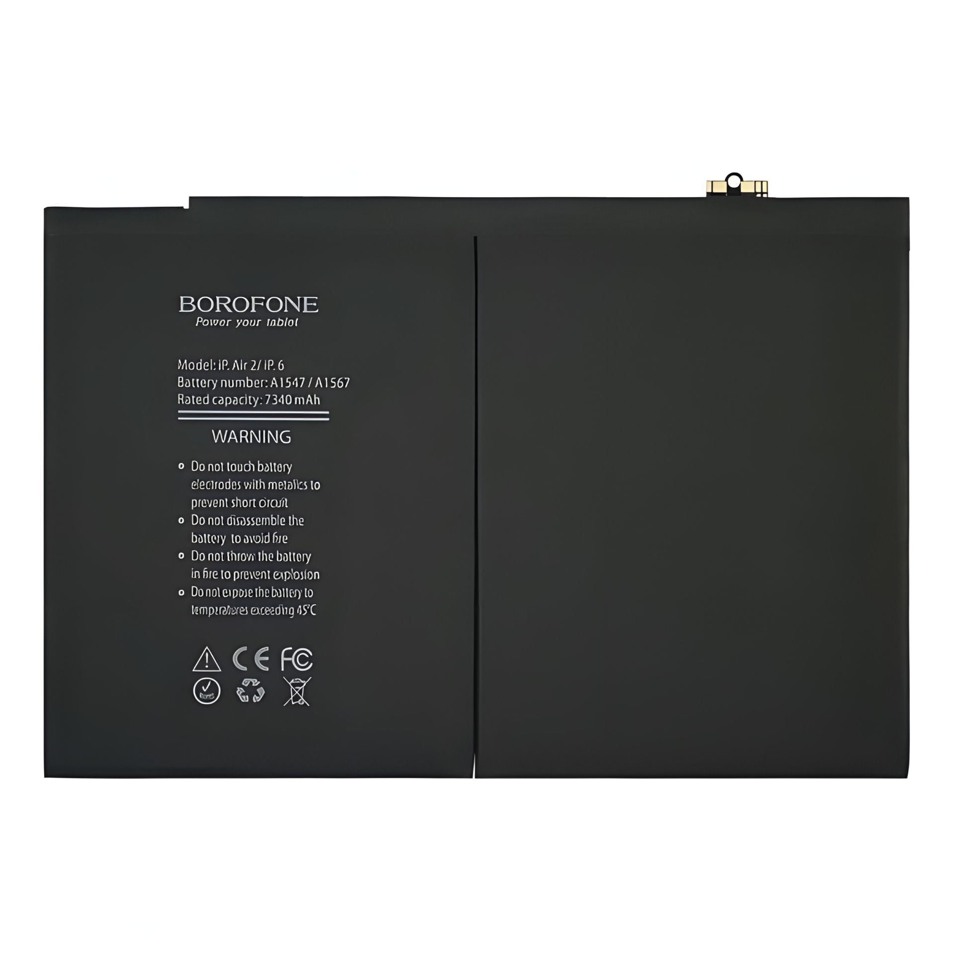 Акумулятор Borofone A1547 для Apple iPad Air 2/iPad 6 Акумулятор Borofone A1547 для Apple iPad Air 2/iPad 6