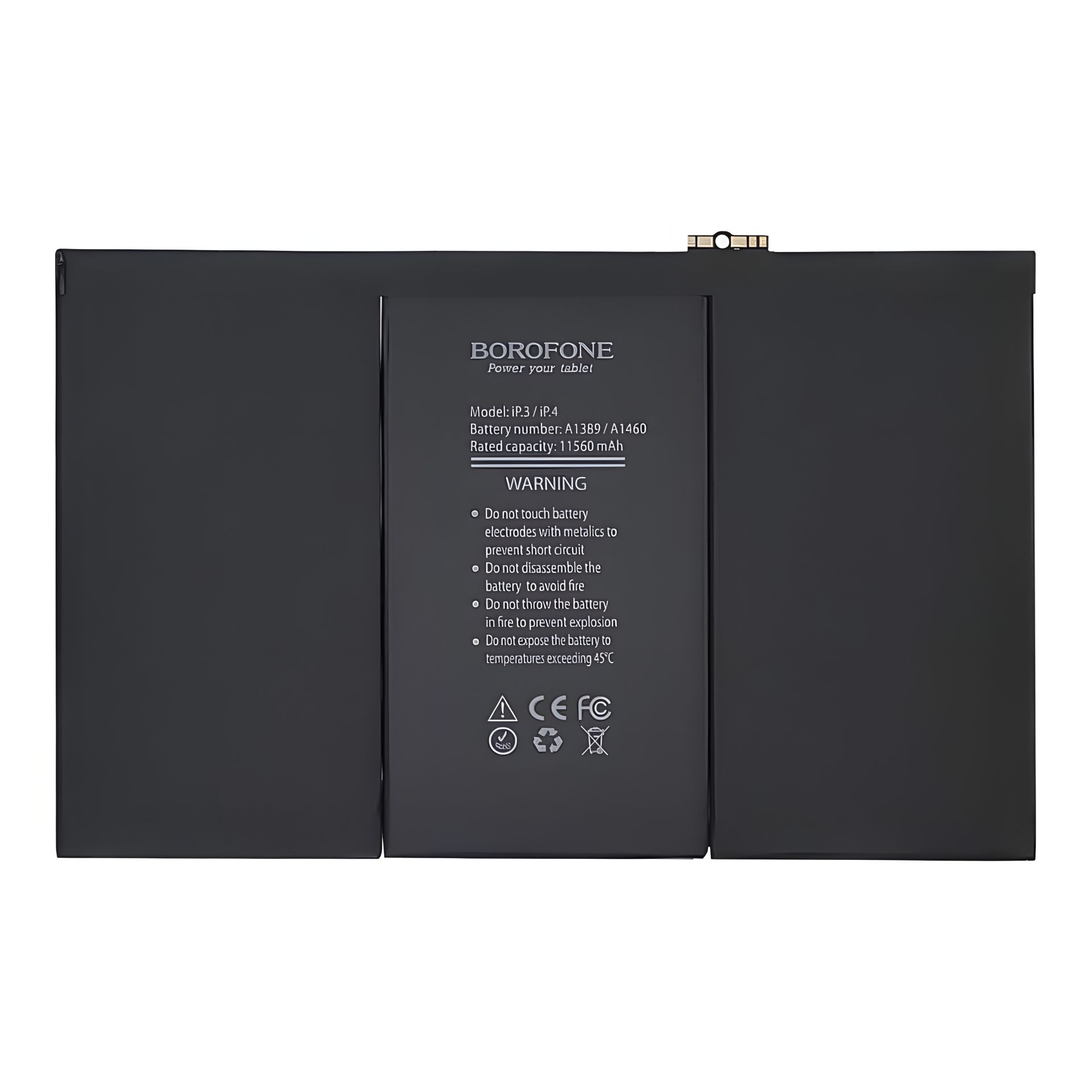 Акумулятор Borofone для Apple iPad 3/4 (A1389/A1460) Акумулятор Borofone для Apple iPad 3/4 (A1389/A1460)