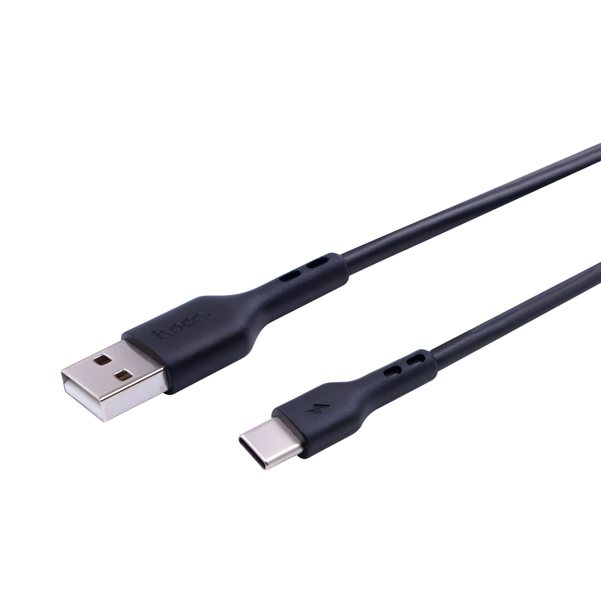 Type-C USB Hoco DU26 Long 8mm Plug 3A Чорний Type-C USB Hoco DU26 Long 8mm Plug 3A Чорний