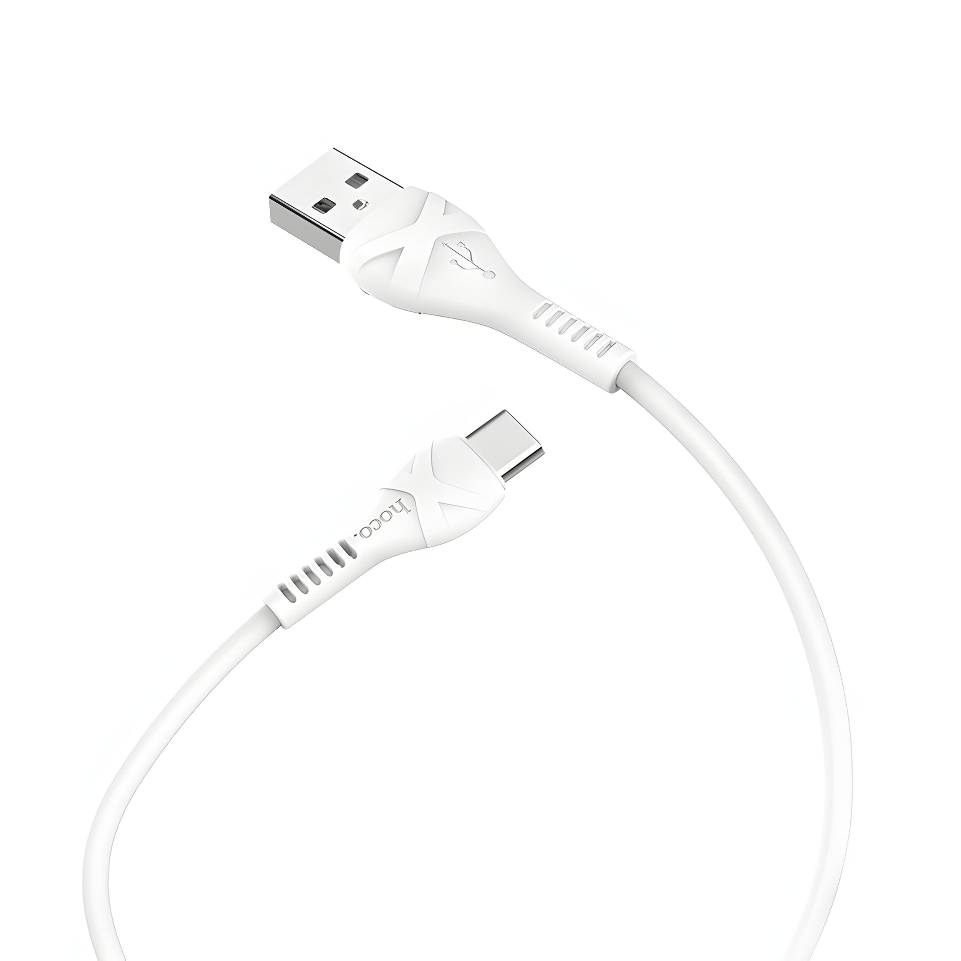 Кабель USB Type-C Hoco X37 Cool Power Charging, Белый Кабель USB Type-C Hoco X37 Cool Power Charging, Белый