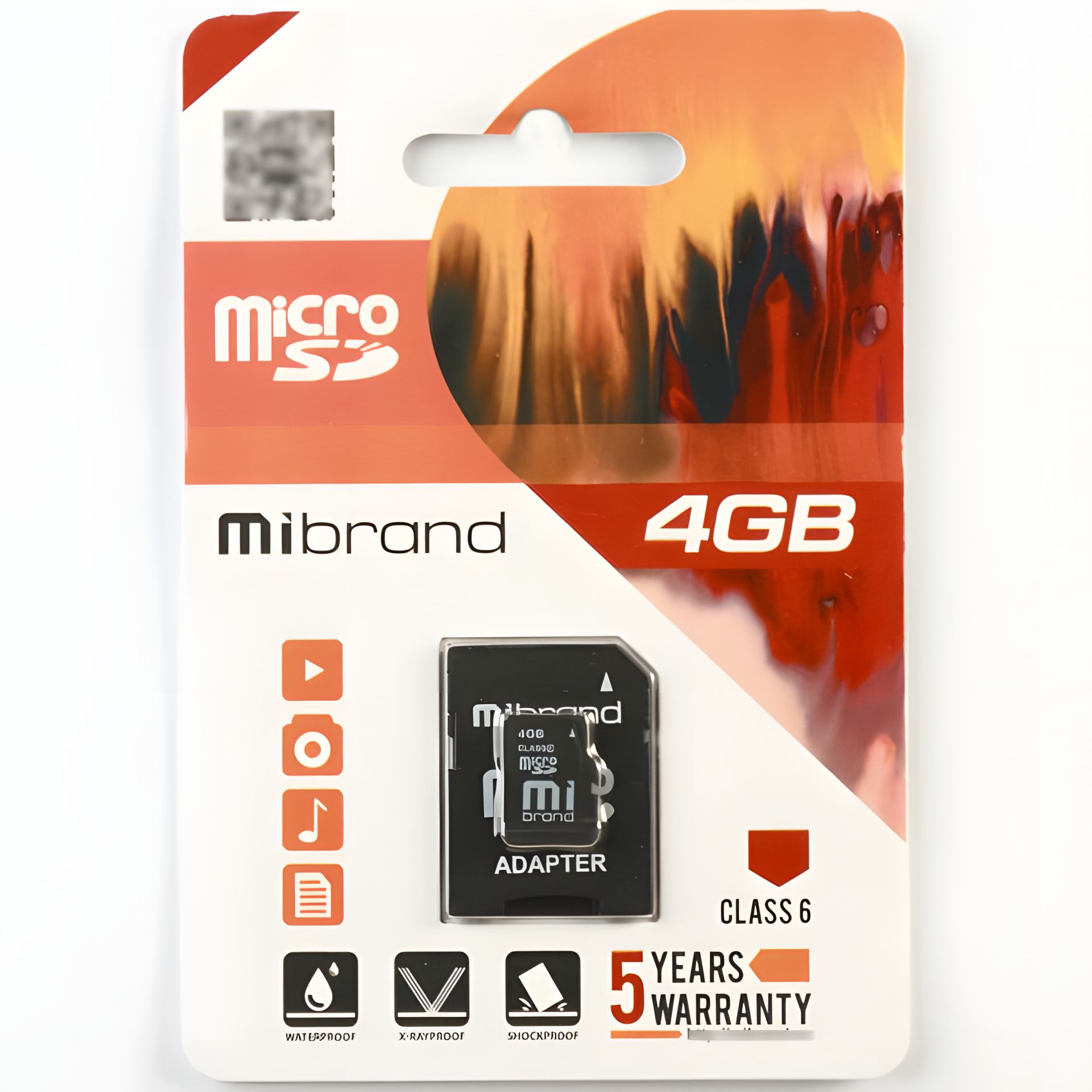 Карта Памяти Mibrand microSDHC 4Gb class 6 (adapter SD) Черный Карта Памяти Mibrand microSDHC 4Gb class 6 (adapter SD) Черный