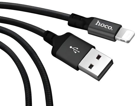Hoco X14 USB Times Speed Lightning 2m Чорний