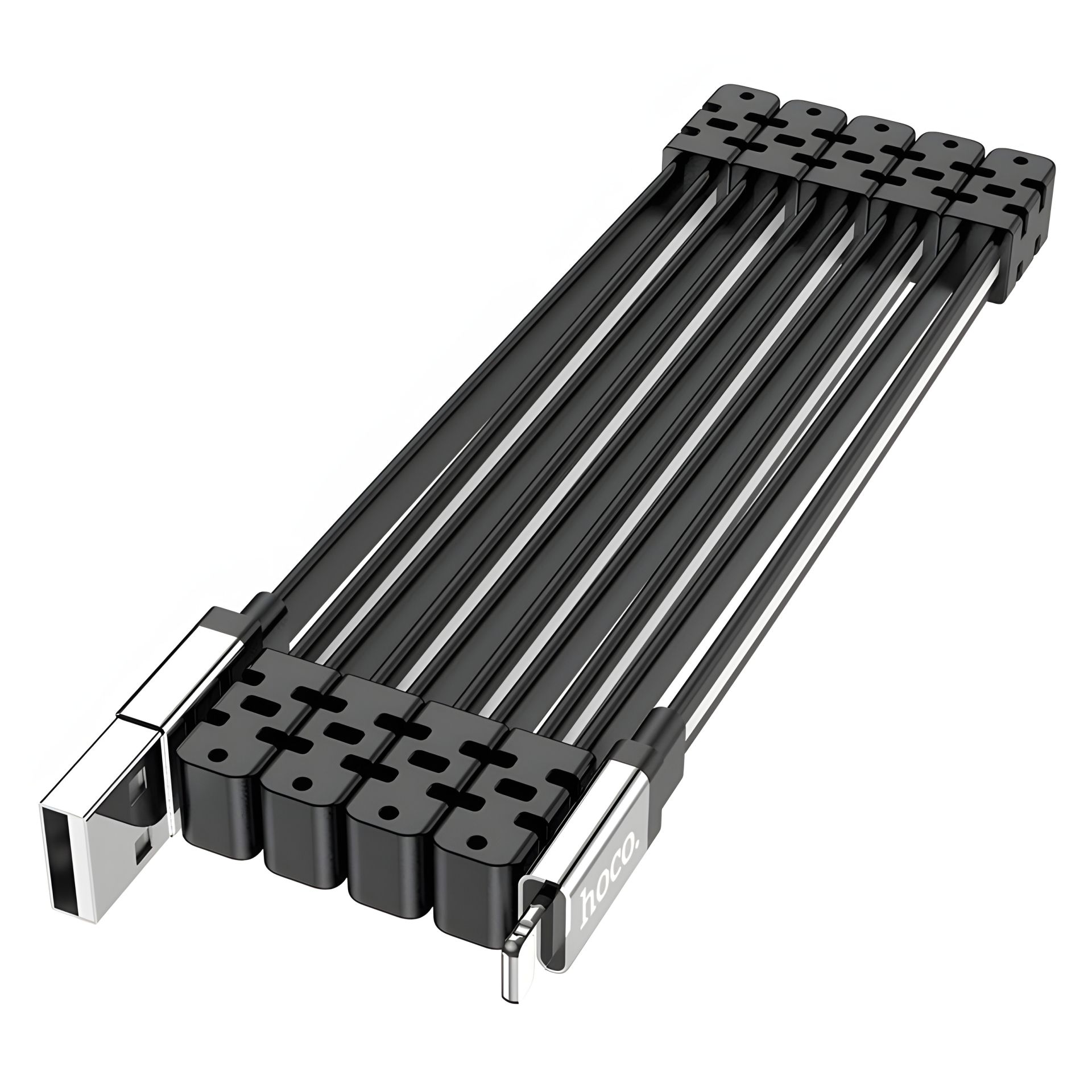 USB кабель Hoco U103 з магнітною зарядкою для Lightning, чорний USB кабель Hoco U103 з магнітною зарядкою для Lightning, чорний