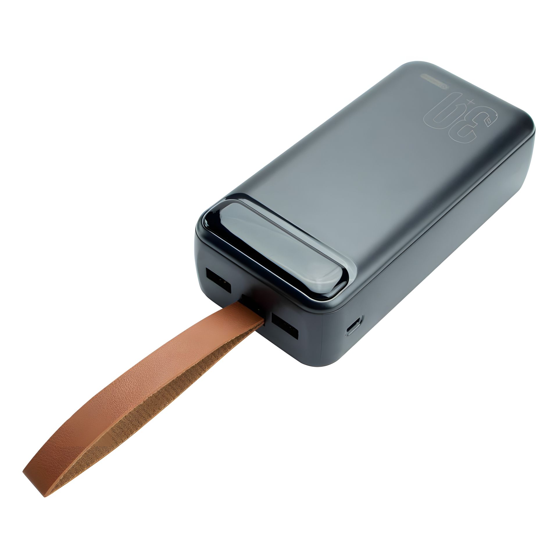 Повербанк Remax Proda PD-P96 Leading series (30000 mAh / Out: 2USB 5V/2A / In: Type-C, micro-USB 5V/2A ) с LED Дисплеем и фонариком, Чёрный Повербанк Remax Proda PD-P96 Leading series (30000 mAh / Out: 2USB 5V/2A / In: Type-C, micro-USB 5V/2A ) с LED Дисплеем и фонариком, Чёрный