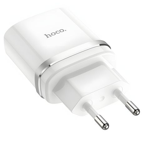Зарядное устройство Hoco C12Q QC 3.0 18W белого цвета Зарядное устройство Hoco C12Q QC 3.0 18W белого цвета