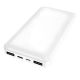 Повербанк Borofone BJ3 Minimalist (10000 mAh/Out: 2USB 5V/2A/In: Type-C, micro-USB 5V/2A) з LED індикатором, Білий Повербанк Borofone BJ3 Minimalist (10000 mAh/Out: 2USB 5V/2A/In: Type-C, micro-USB 5V/2A) з LED індикатором, Білий