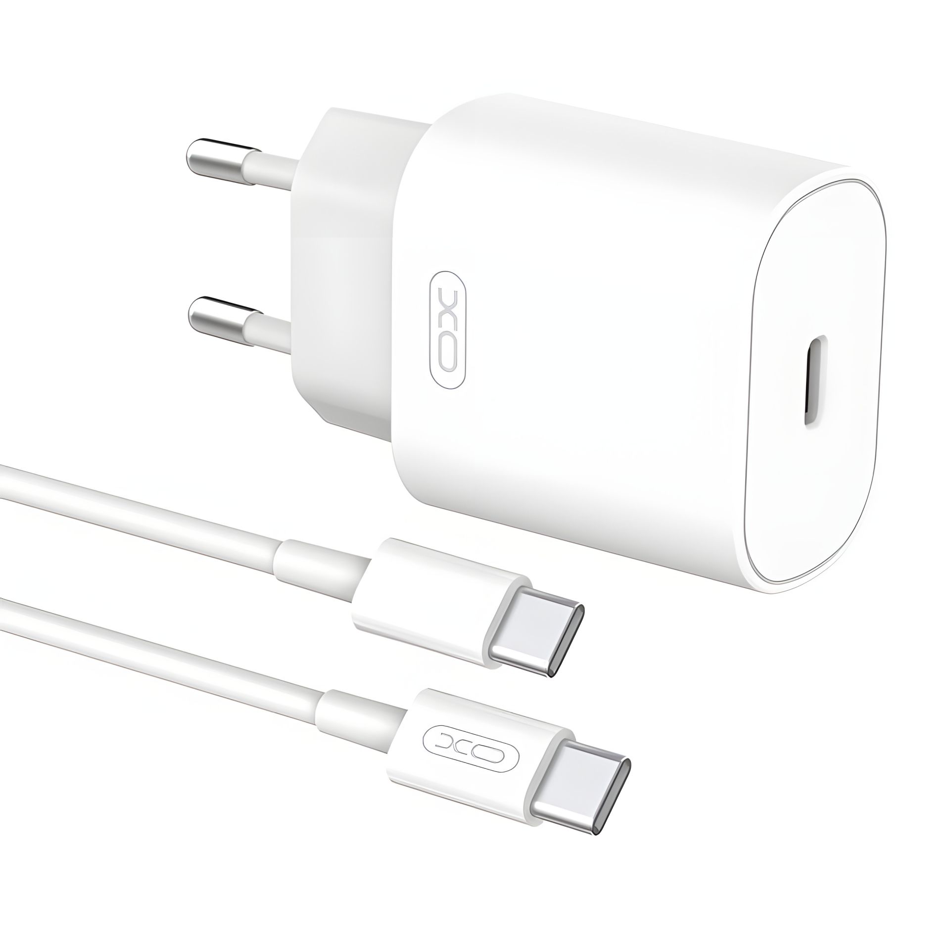 Зарядное устройство XO L91EU PD 25W Type-C to Type-C White Зарядное устройство XO L91EU PD 25W Type-C to Type-C White