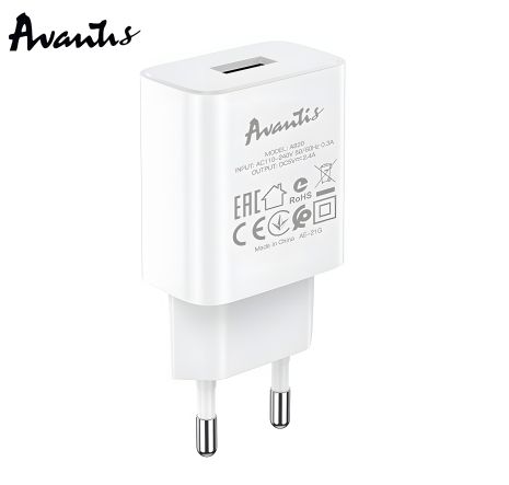 Зарядное устройство Avantis A820 1USB Type-C White Зарядное устройство Avantis A820 1USB Type-C White