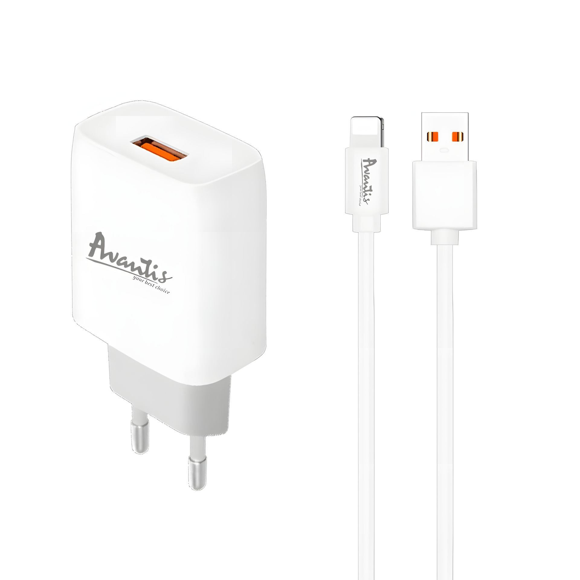Зарядное устройство Avantis A815 1USB Lightning White Зарядное устройство Avantis A815 1USB Lightning White