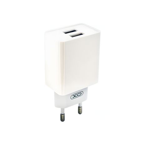 Зарядное устройство XO L65 EU 2USB 2.4A White