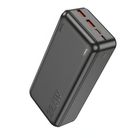 Повербанк Hoco J101B (Micro-USB/Type-C 18W, 1 Type-C PD 20W, 2USB QC3.0 22.5W, 30000mAh), совместим с иными устройствами, черный Повербанк Hoco J101B (Micro-USB/Type-C 18W, 1 Type-C PD 20W, 2USB QC3.0 22.5W, 30000mAh), совместим с иными устройствами, черный