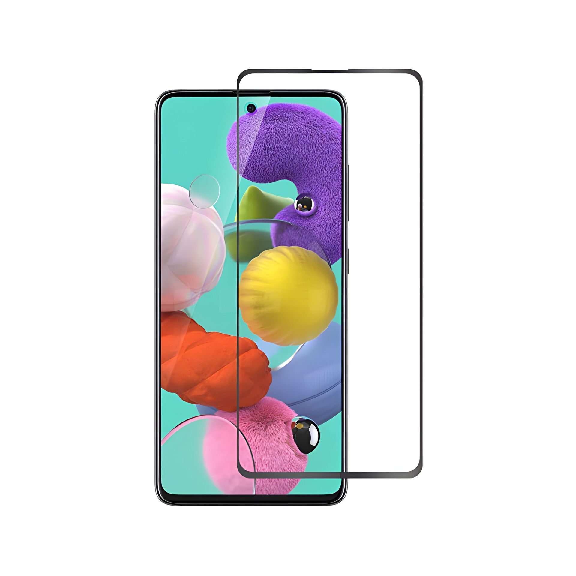 Полноэкранное защитное стекло PowerPlant для Samsung Galaxy A51 2020 Полноэкранное защитное стекло PowerPlant для Samsung Galaxy A51 2020