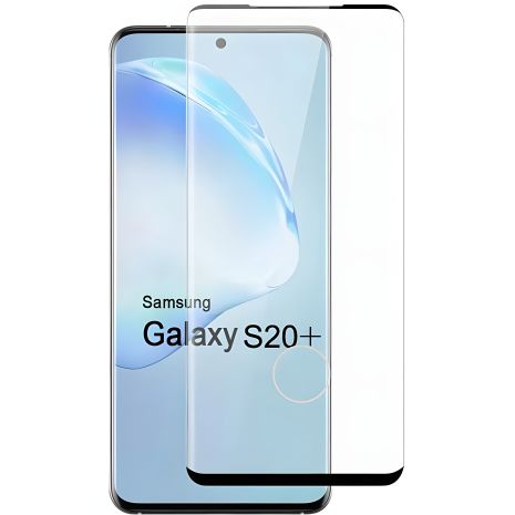 Захисне скло PowerPlant 3D для Samsung Galaxy S20 Plus, чорне