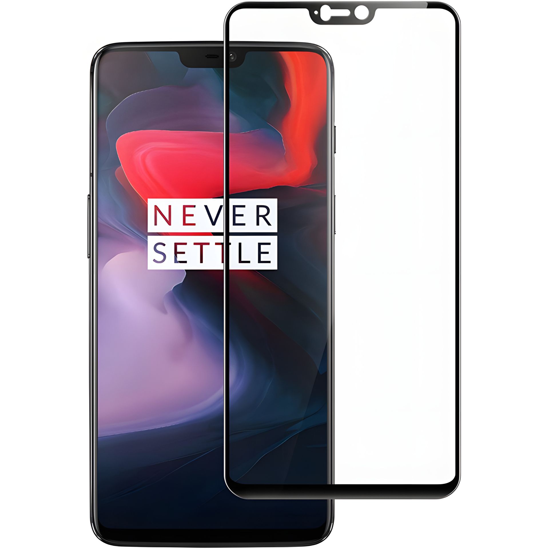 Защитное стекло Full screen PowerPlant для OnePlus 6 Black Защитное стекло Full screen PowerPlant для OnePlus 6 Black