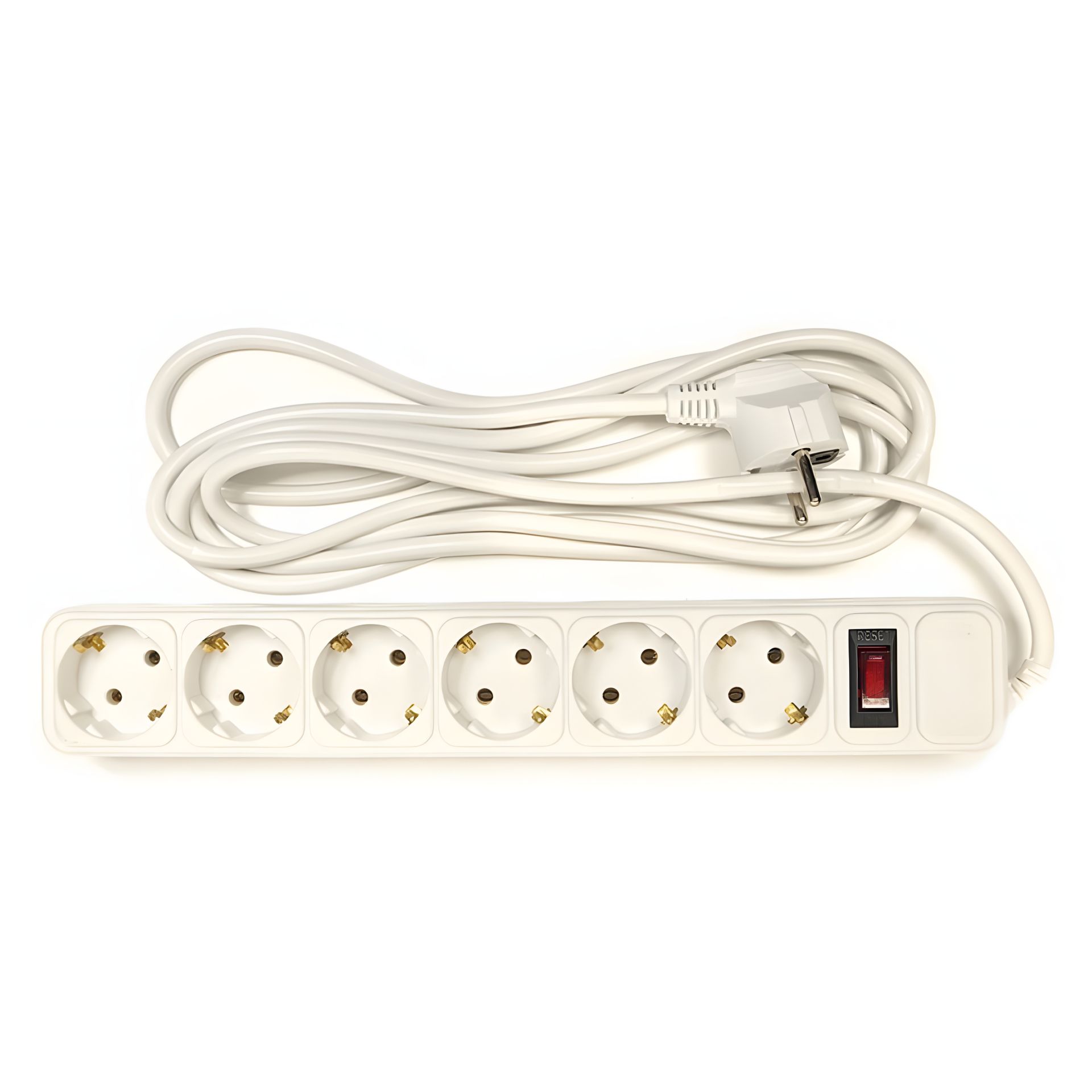 PowerPlant Сетевой фильтр 3 м, 6 розеток, евростандарт (JY-1057/3) PowerPlant Сетевой фильтр 3 м, 6 розеток, евростандарт (JY-1057/3)