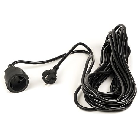 Подовжувач PowerPlant 10 м, 2x1.0мм2, 8А (JY-3021/10) Black Подовжувач PowerPlant 10 м, 2x1.0мм2, 8А (JY-3021/10) Black