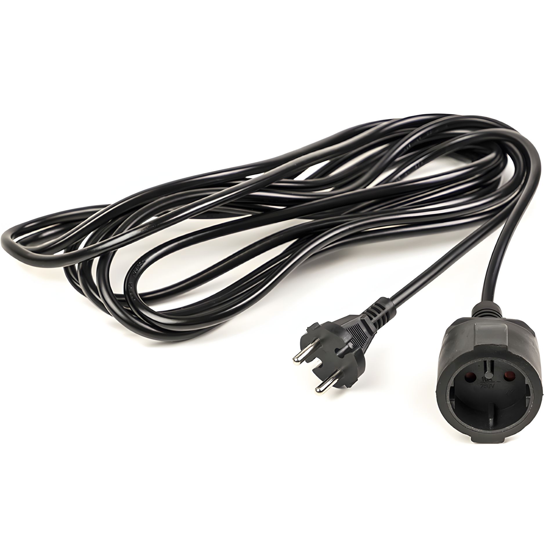 PowerPlant удлинитель 5 м, 2x1.0мм2, 8А (JY-3021/5) PowerPlant удлинитель 5 м, 2x1.0мм2, 8А (JY-3021/5)