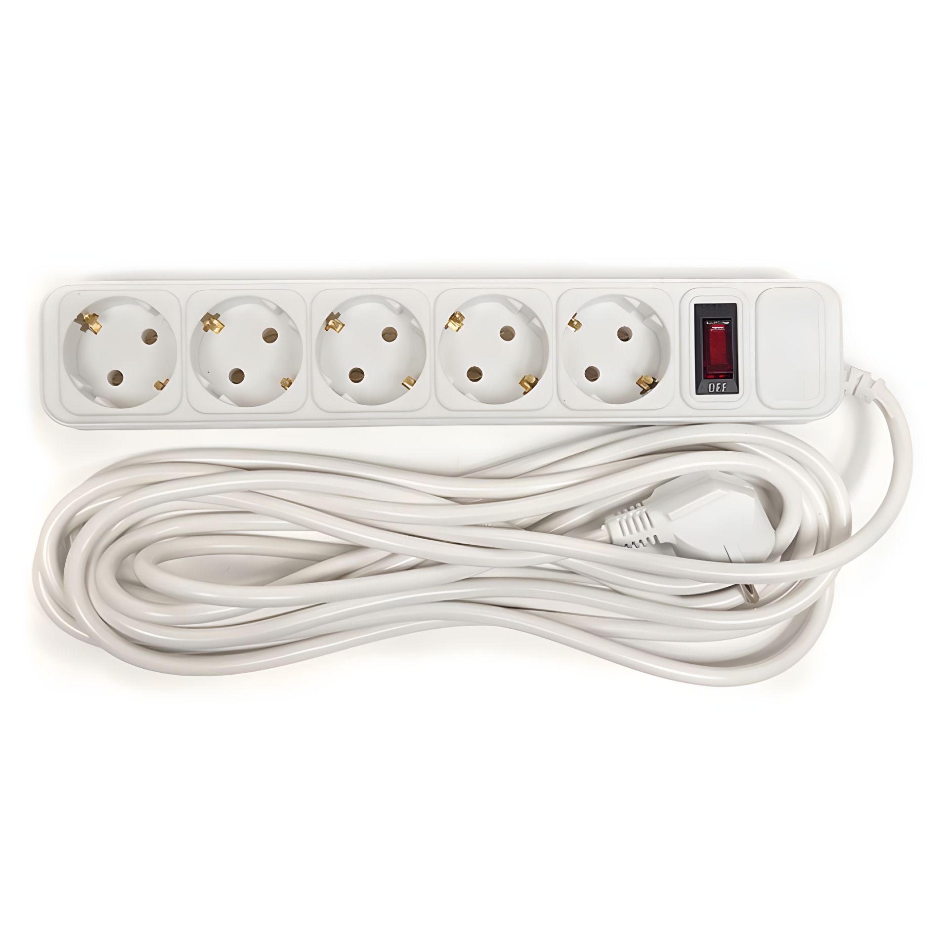 PowerPlant мережевий фільтр, євростандарт 7 м, 5 розеток (JY-1056/7) PowerPlant мережевий фільтр, євростандарт 7 м, 5 розеток (JY-1056/7)