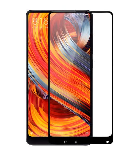 Full screen захисне скло PowerPlant для Xiaomi Mi Mix 2S, чорне Full screen захисне скло PowerPlant для Xiaomi Mi Mix 2S, чорне
