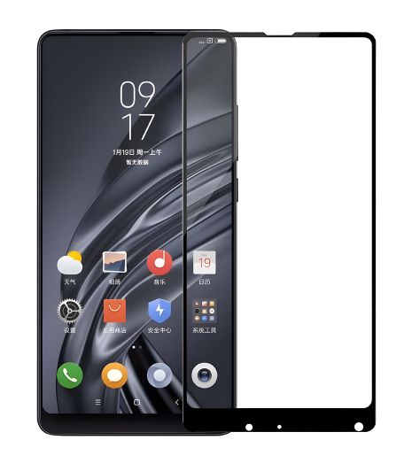 Защитное стекло PowerPlant Full screen для Xiaomi Mi Mix 2, Black Защитное стекло PowerPlant Full screen для Xiaomi Mi Mix 2, Black