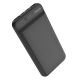 Повербанк Hoco J52 New joy (10000 mAh / Out: 2USB 5V/2A / In: Type-C, micro-USB 5V/2A ) с LED индикатором, Чёрный Повербанк Hoco J52 New joy (10000 mAh / Out: 2USB 5V/2A / In: Type-C, micro-USB 5V/2A ) с LED индикатором, Чёрный