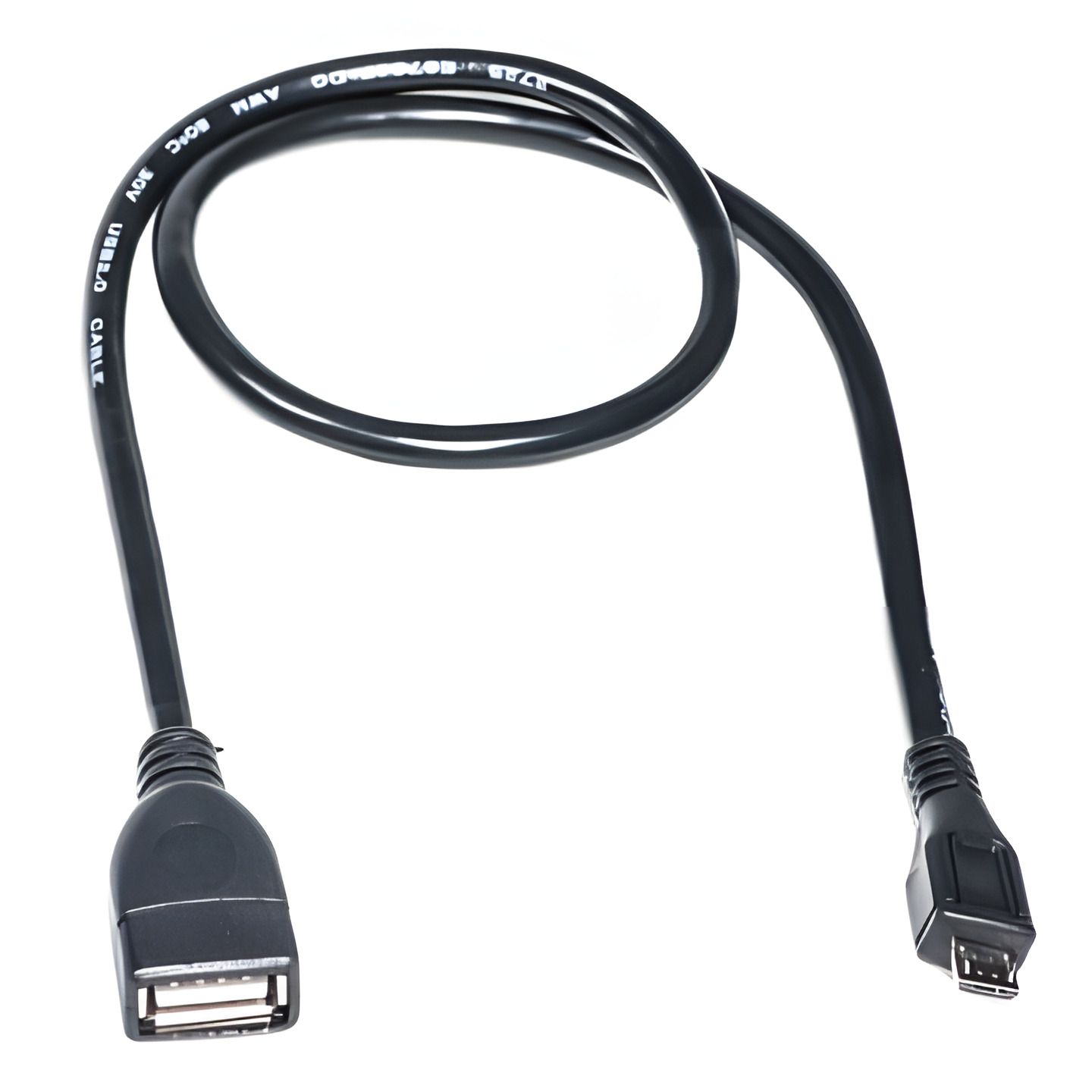Кабель OTG USB 2.0 AF - Micro, 0.5м PowerPlant Кабель OTG USB 2.0 AF - Micro, 0.5м PowerPlant