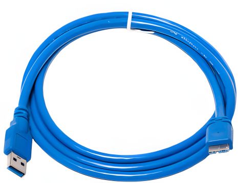 Кабель PowerPlant USB 3.0 AM - Micro 1.5м для швидкої передачі даних Кабель PowerPlant USB 3.0 AM - Micro 1.5м для швидкої передачі даних