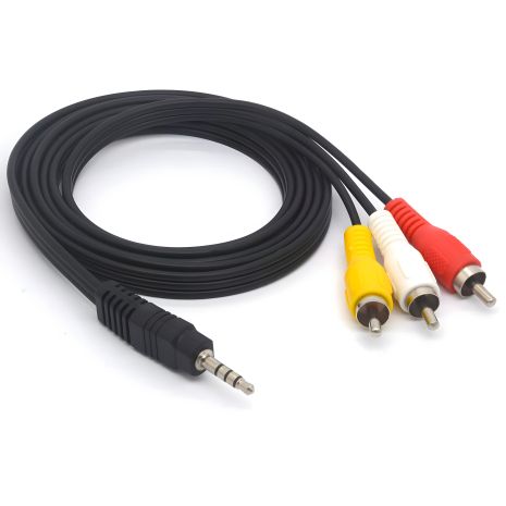 Кабель 3RCA plugs to 3RCA jack Кабель 3RCA plugs to 3RCA jack