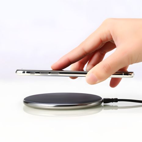 Бездротове ЗУ Remax RP-W10 Silver Бездротове ЗУ Remax RP-W10 Silver