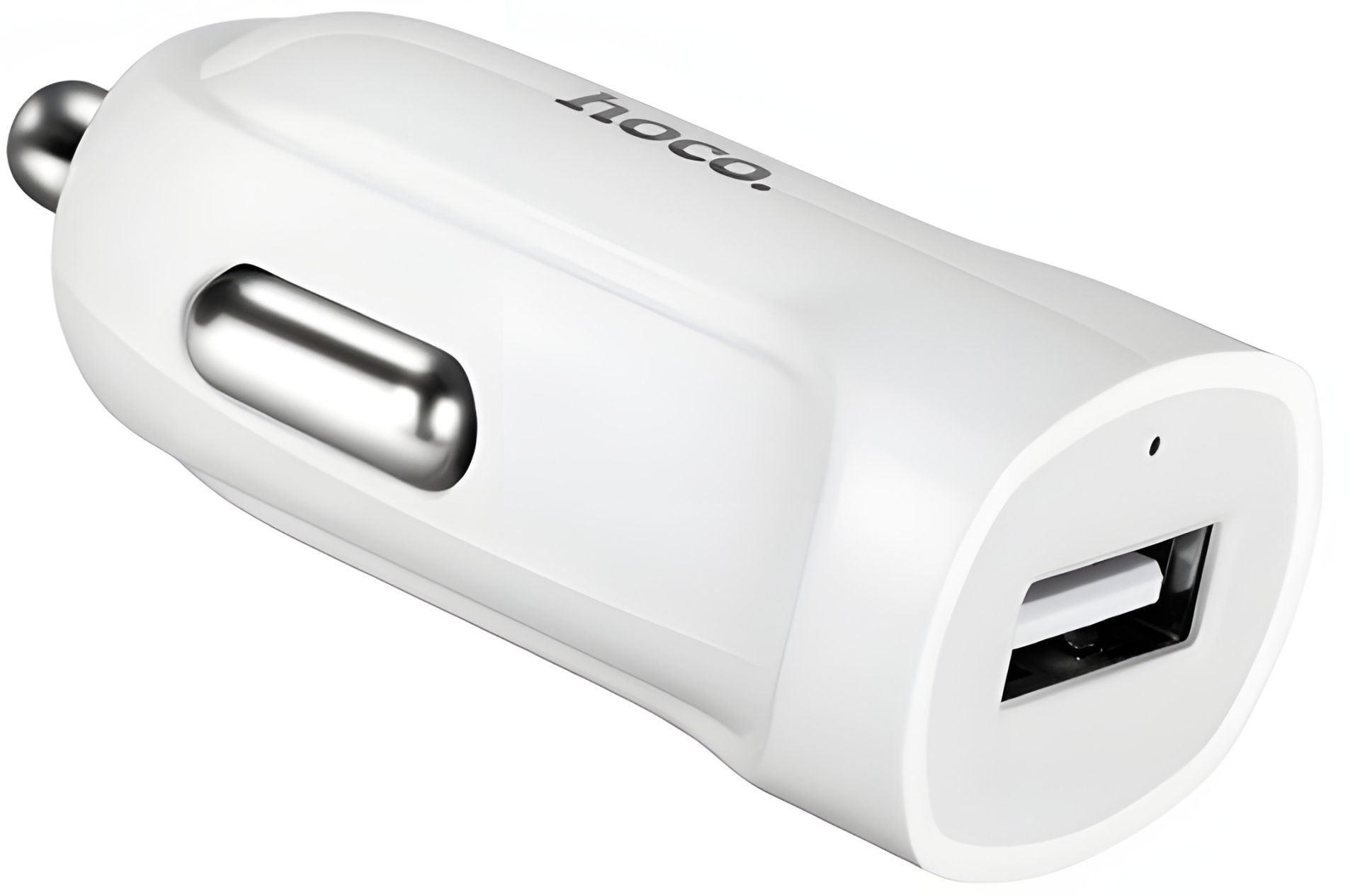 Автомобільний зарядний пристрій 1 USB Hoco Z2 White + Cable USB - Lightning (1.5A) Автомобільний зарядний пристрій 1 USB Hoco Z2 White + Cable USB - Lightning (1.5A)