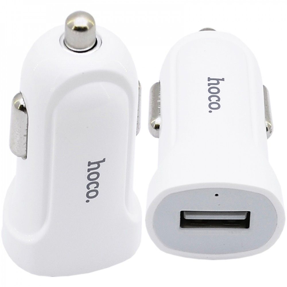 Автомобильное ЗУ Hoco Z2 White (1.5A) Автомобильное ЗУ Hoco Z2 White (1.5A)