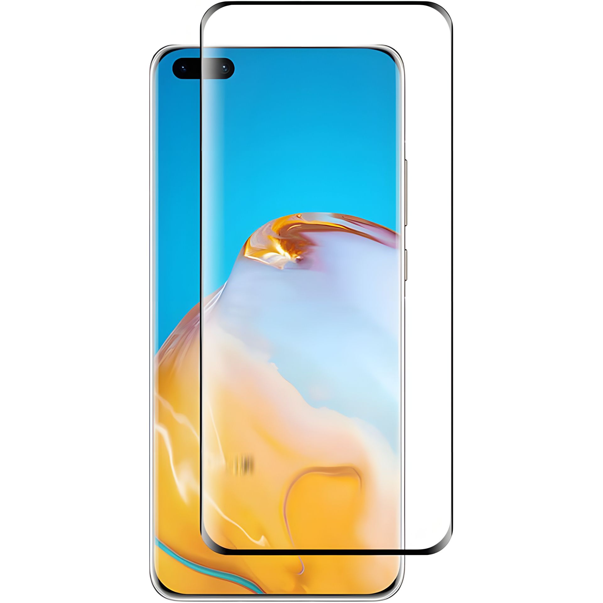 3D защитное стекло PowerPlant для Huawei P40 Pro 3D защитное стекло PowerPlant для Huawei P40 Pro