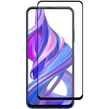 Захисне скло Full screen PowerPlant для Huawei Y7p, Чорне